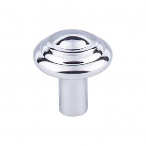 Top Knobs M2033 Aspen II Button Knob 1 1/4 Inch Polished Chrome